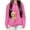 Hot Pink, variant on Kangaroo Pouch Hoodie for Women Cat Dog Pocket Sweatshirts Pet Carrier Pullover Animal Holder Long Sleeve Tops