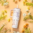 thumbnail image 3 of Zak Designs 30oz Winnie the Pooh Double Wall Stainless Steel Vaccuum Insulated Sutton Straw Tumbler, 3 of 10