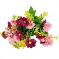thumbnail image 2 of geerera Artificial Daisy Bouquet - Mixed Fake Cosmos Flowers with Greenery Stems, Fake Floral Arrangement for Outdoor & Home Decor, 2 of 5
