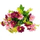 thumbnail image 1 of Ramo de flores artificiales | Arreglo floral artificial de 28 cabezas con ranúnculos y mini margaritas para decoración del hogar, centro de mesa para bodas, 1 of 2