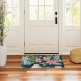 thumbnail image 3 of Yayeee Doormat for Indoor Entrance 32" x 20" Non Slippery Floor Rug, Green Floral, 3 of 8