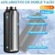 thumbnail image 4 of 1000 ML Botellas con Aislante,Botella de Agua Térmica de Acero Inoxidable,Mantiene el Agua Fría Caliente Durante 24 Horas o el Agua Caliente Durante 12 Horas,Tapa y Asa a Prueba de Fugas,Negro, 4 of 7