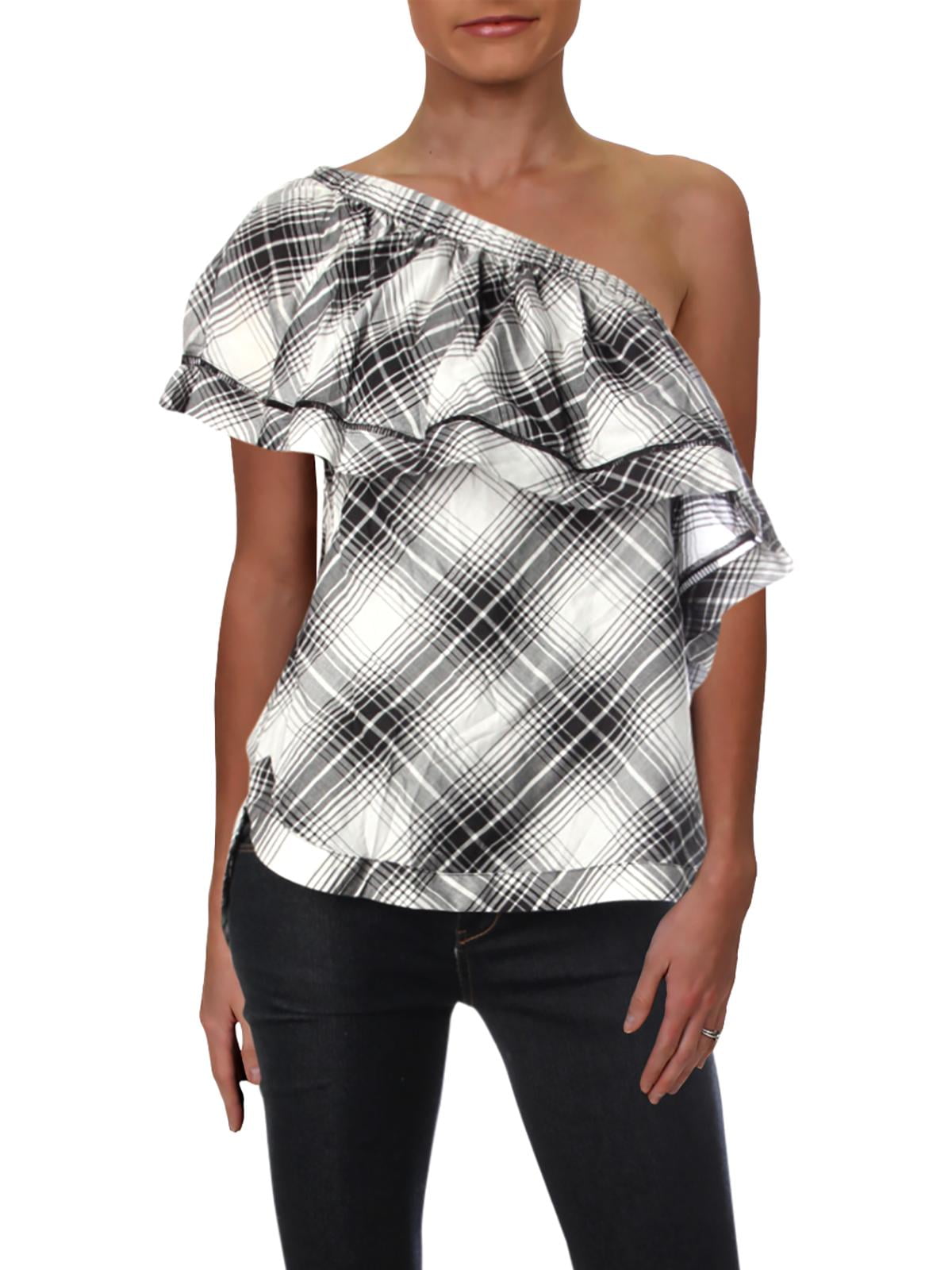 ralph lauren ruffle top