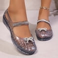 thumbnail image 7 of Willtoo Women's Beach Jelly Shoes Slip On Crystal Summer Soft Hollow Ballet Flats Boho Sandals, 7 of 7