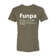 thumbnail image 2 of Wild Bobby,Funpa Like A Regular Grandpa Only Way Cooler, Father's Day, Men Premium Tri Blend Tees, Military Green, Small, 2 of 3
