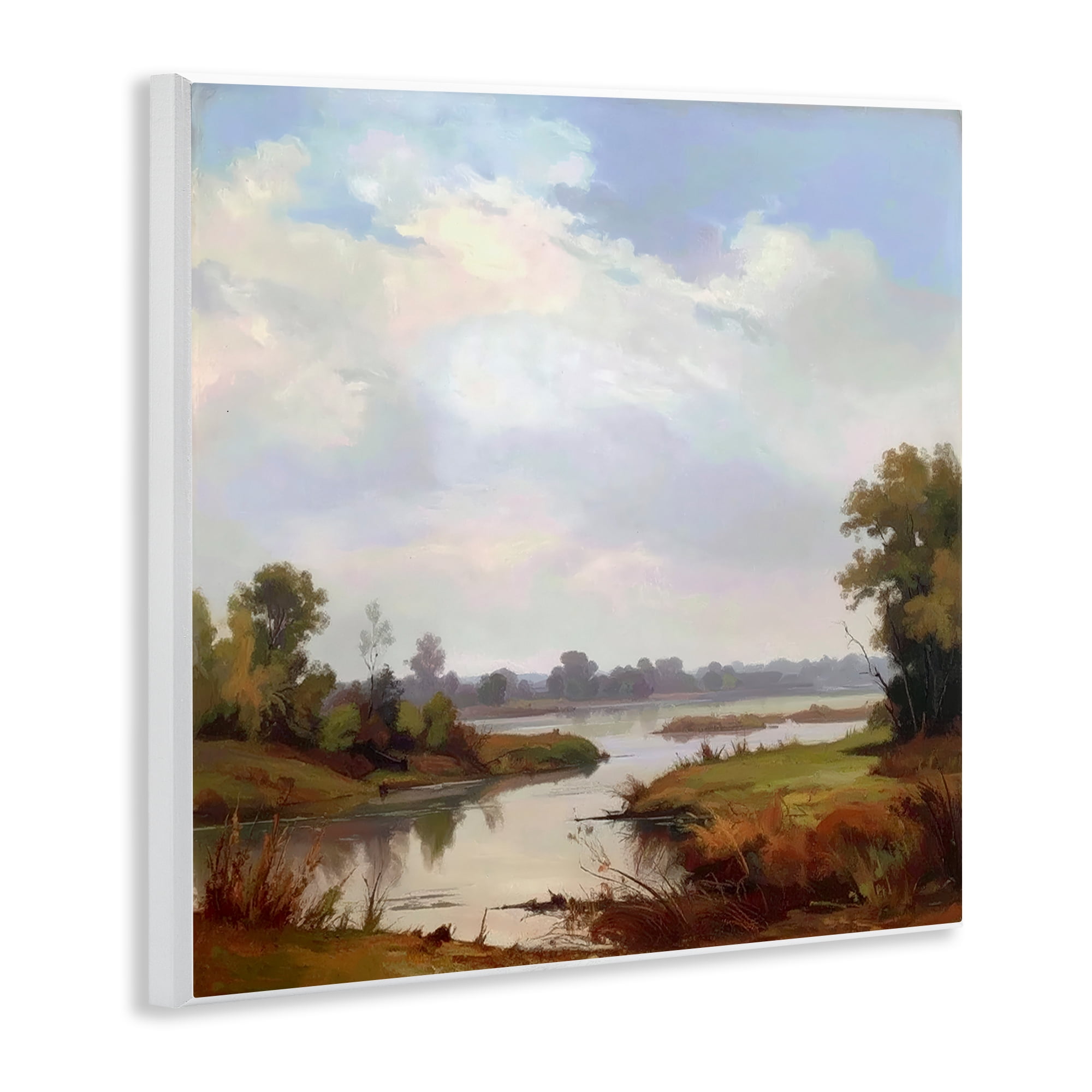 Stupell Industries Riverside Grove Landscape Wall Plaque Art, design by Alonza Saunders