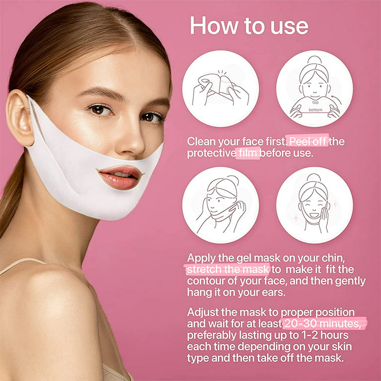 Suzicca Size Adjustable Thin Face Shaper Chin Liftting Shaper Device Face  Bandages Small V-shape Shaper 