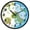 Cartoon Dinosaur and Kiwi Fruits, variant on Dailycode Night Light Wall Clock Glow in The Dark 12 inch Battery Operated Silent Luminous Clocks, Cartoon Avocado and Heart