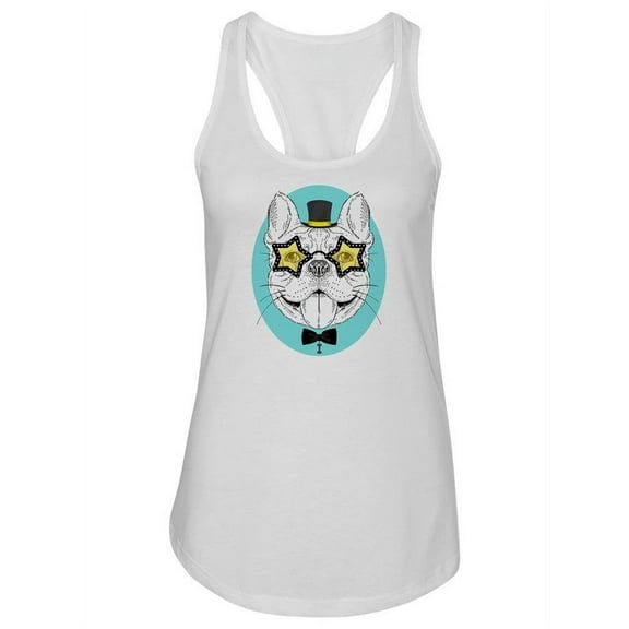 A French Bulldog With Sunglasses Tank Women -Image by Shutterstock, Female Medium