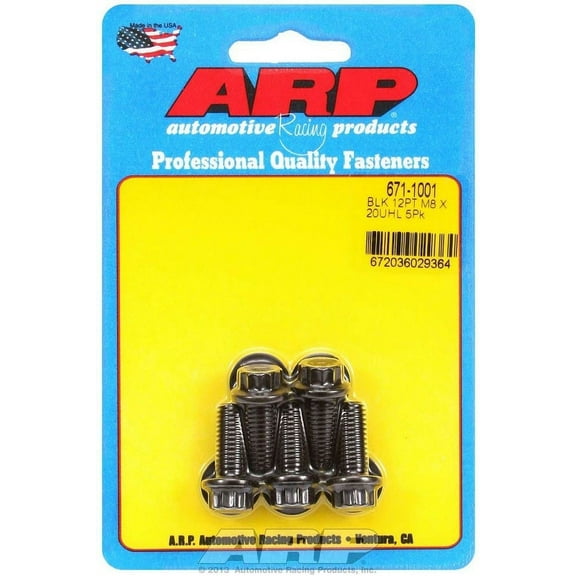 ARP (671-1001) Oxide Bolt, Black