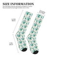thumbnail image 2 of Lsque Hello Summer Pattern Sport Compression Socks for Men & Women 15-20 mmHg Knee High Nurse Pregnant Running Medical and Travel Athletic, 2 of 6