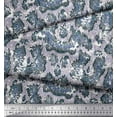 thumbnail image 2 of Soimoi polyester Crepe Fabric Snake Animal Skin Print Sewing Fabric Yard 52 Inch Wide, 2 of 3