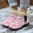 thumbnail image 3 of Whosucclay Flannel Women Winter Snow Boots Ladies Warm Fur Lined Ankle Booties Outdoor Water Resistant Furry Shoes, 3 of 6