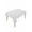 White, variant on White Burlap Texture Rectangle Tablecloth, Farmhouse Vintage White Waterproof & StainResistant Tablecloth, Washable Oil-proof Table Cover for Dining/Party/Wedding/Camping/Buffet 52x70 In