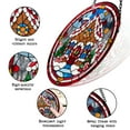 thumbnail image 3 of Gingerbread House Stained Glass Suncatcher, Gingerbread House Glass Suncatchers for Windows For Merry Christmas, 3 of 7
