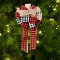 thumbnail image 2 of Christmas Tree Bows Christmas Bows Christmas Wreath Bow For Christmas Garland Christmas Tree Ornaments Xmas Hanging Ornaments, 2 of 4
