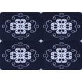 thumbnail image 1 of Ahgly Company Indoor Rectangle Patterned Very Peri Purple Area Rugs, 4' x 6', 1 of 6