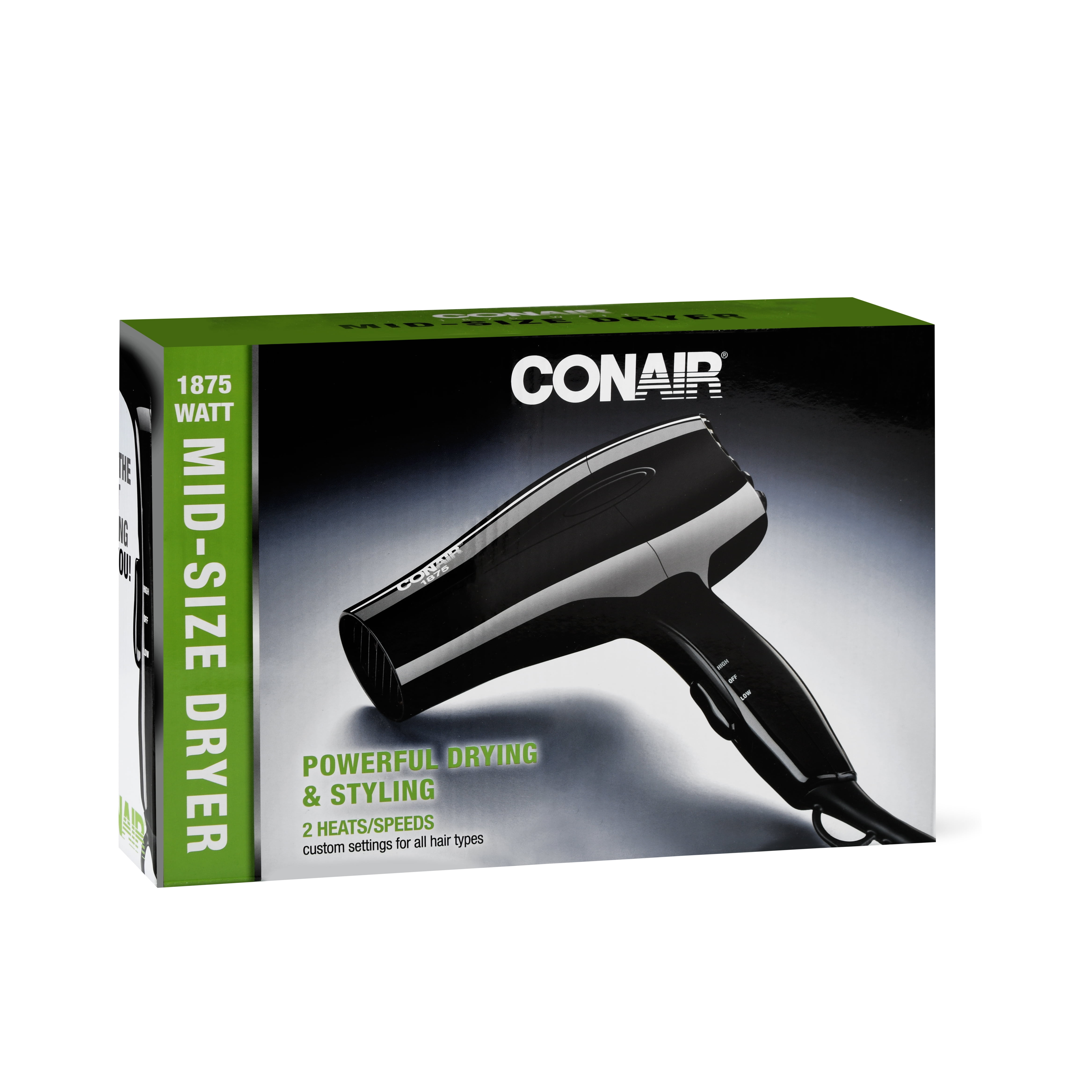 Conair 1875 Watt MidSize Styler Hair Dryer