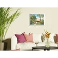 thumbnail image 3 of Banana Patch Heaven - Hawaiian Beach House (Hale) - From an Original Hawaii Watercolor Painting by Peggy Chun - 8 x 12 inch Vintage Wood Art Sign, 3 of 4