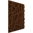 thumbnail image 2 of 19 5/8"W x 19 5/8"H Evergreen EnduraWall Decorative 3D Wall Panel, Universal Aged Metallic Rust (Covers 2.67 Sq. Ft.), 2 of 6