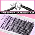 thumbnail image 4 of VEYESBEAUTY Siren Lash Clusters 168pcs, Dense Voluminous Individual Lashes with Invisible Band, Flase Eyelashes Reusable up to 7 Days Lash Kit, 4 of 9