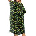 thumbnail image 4 of HELLHERO Fun Pickle Print Beach Kimono - Lightweight Loose Swimsuit Cover Up | Trendy Vacation Wear for Pool & Beach Days, 4 of 6