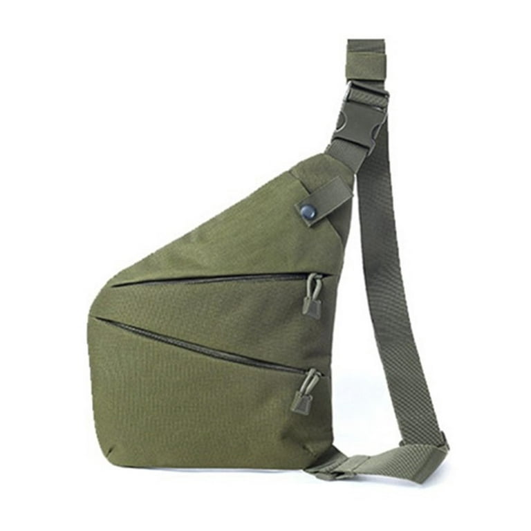 Mens Anti-theft Hidden Military Gun Holster Pouch Chest Bag Sling Crossbody  Pack
