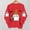 A04 Red, variant on Women's Cute Ghost Halloween Sweatshirts Knit Beanie Graphic Crewneck Pullover Tops Long Sleeve Fall Shirts with Sleeve Prints Spooky Season Casual Clothing
