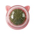 thumbnail image 1 of Giratoria Hierba Gatera para Gatos Naturales Bolas Lamer Aperitivos Molares () Rosa, 1 of 8