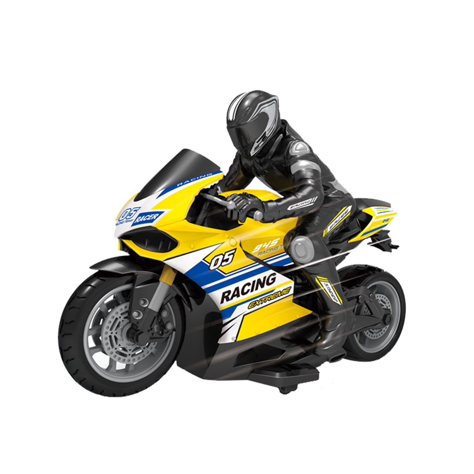 Lekihaqq 1 Packs 2.4GHz RC Stunt Motorcycle High Speed Drift Racing Off Road Toy with Rechargeable Battery Remote Control Car for Adults Outdoor Play
