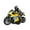 Yellow, variant on 4-Channel High-Speed RC Stunt Motorcycle with Drift Function, Rechargeable Battery and 2.4GHz Remote Control for Outdoor Racing