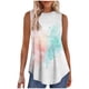 thumbnail image 3 of TaTaai Summer Women Random Print Tank Top Regular Fit Sleeveless Crew Neck Pullover Breathable Machine Washable No Fading Casual Fashion Daily Wear Top Gift, 3 of 6