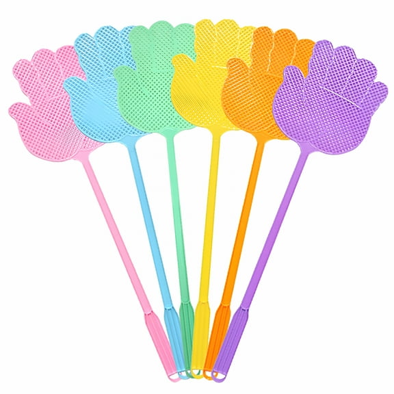 ACDANC Fly Swatter,Funny Hand Shaped Fly Swatters - Durable - Colorful for Home/Indoor/Outdoor/Classroom/Office/Pack of 12