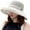 Beige, variant on Summer Mesh Sun Hats for Women Lightweight Beach Hat Floral UPF50+ Packable Wide Brim Bucket Hat with Chin Strap
