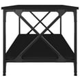 thumbnail image 3 of vidaXL Table Basse Noire 100x50x45 cm Bois Manufacturé et Fer, 3 of 5