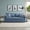 Coast Blue, variant on Roundhill Furniture Wilson Contemporary Upholstered Sofa, Coast Blue