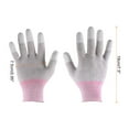 thumbnail image 2 of Uxcell 2Pairs ESD Anti Static Gloves 19cm High Resistance Carbon Fiber Computer Gloves(Small), Pink, 2 of 5