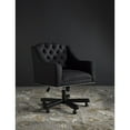 thumbnail image 2 of Safavieh  Salazar Adjustable Swivel Black/ Taupe Desk Chair - 25.4" x 26.8" x 35.2", 2 of 3