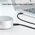 thumbnail image 3 of 1m 3.5mm macho a 3.5mm Cable de audio macho 3.5mm Jack Cable de audio AUX Cable para altavoz del aur Abanopi Cable de audio, 3 of 7