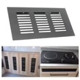 thumbnail image 5 of Grille Rectangle Shape Aluminum Alloy Wall Ventilation Cover for Cabinet Wardrobe Cupboard , 80x600mm, 5 of 8