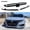 Glossy Black & Chrome Silver-For Accord 2021-2022, variant on 3Pcs JDM Sport Style Grille Glossy Black Compatible With 2018-2020 10th Gen Honda Accord Sedan