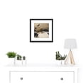 thumbnail image 2 of Schenck Anguish Sheep Ewe Crows Carrion Painting 8X8 Inch Square Wooden Framed Wall Art Print Picture with Mount, 2 of 4