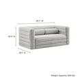 thumbnail image 4 of Modway Relle Channel Tufted Boucle Upholstered Loveseat, 4 of 9