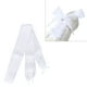 thumbnail image 1 of 1 par de cordones transparentes de 4 cm de ancho para zapatos para fiestas, bailes, caminatas, decoraciones de hip-hop (blanco), 1 of 3