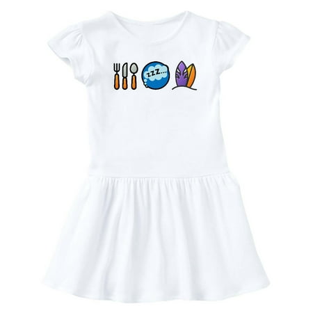 

Inktastic Surfing Eat Sleep Surf Gift Baby Girl Dress