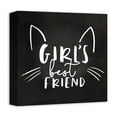 thumbnail image 2 of Creative Products Girls Best Friend Cat 12x12 Canvas Wall Art, 2 of 5