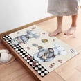 thumbnail image 3 of 2 Piece Absorbent Kitchen Rugs and Mats Kitchen Chef Gnome Dessert Kitchen Mats for Floor, Anti Fatigue Mats Comfort Standing Mats for Kitchen Floor, 3 of 6