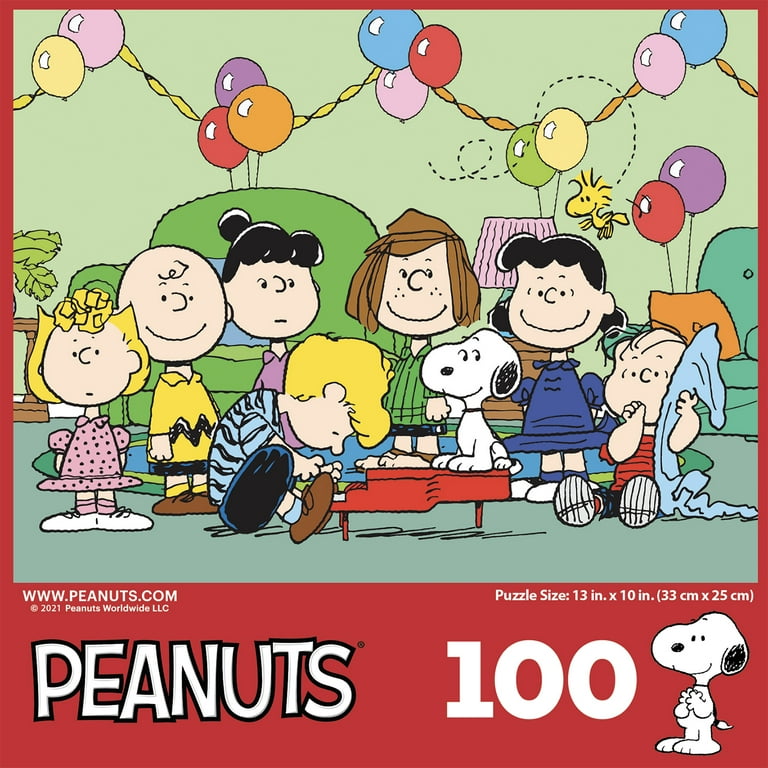 Cra-Z-Art Peanuts 100-Piece Birthday Jigsaw Puzzle - Walmart.com