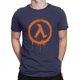 thumbnail image 5 of Camiseta Rise Shine para hombre, Half Life, vintage, de algodón puro, cuello redondo, manga corta, estampada, 5 of 7