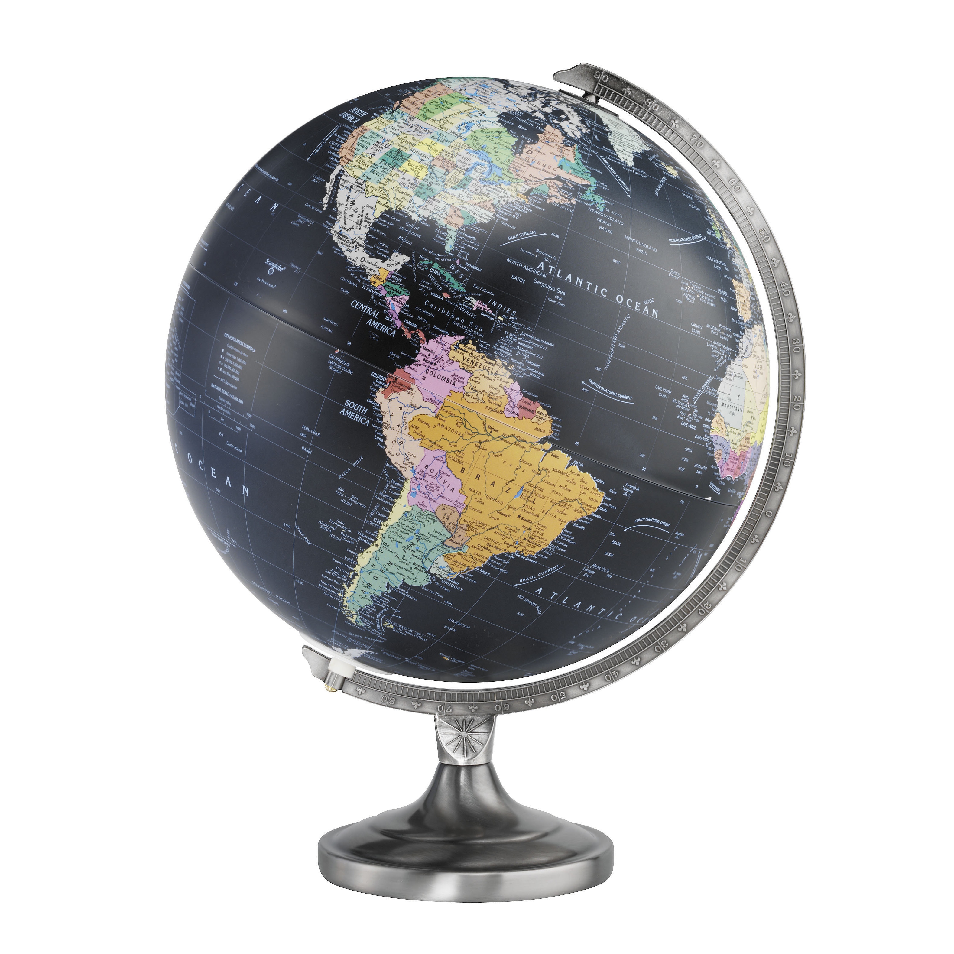 Herff Jones Orion Illuminated Desktop World Globe - image 2 of 3